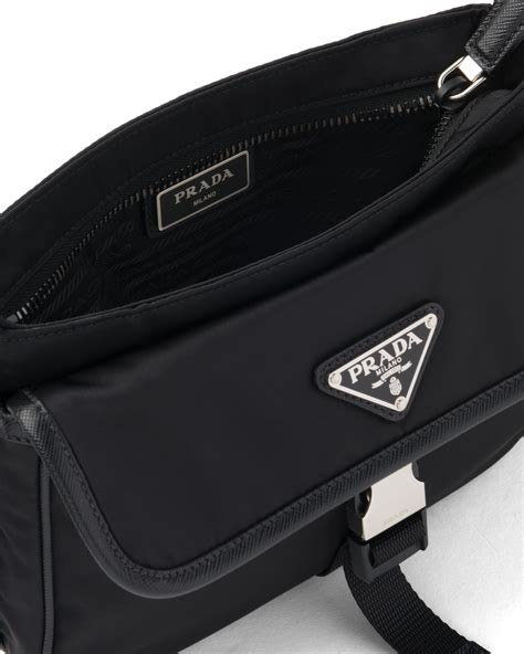 prada emblem saffiano leather bag|Prada nylon saffiano bag.